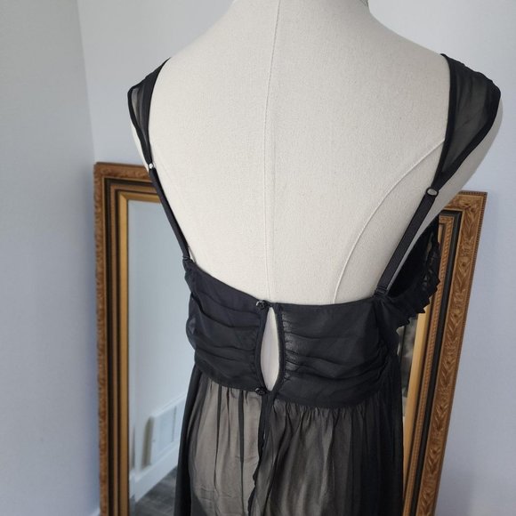 Victoria's Secret black slip dress 🎼 . ˚ - Picture 3 of 6